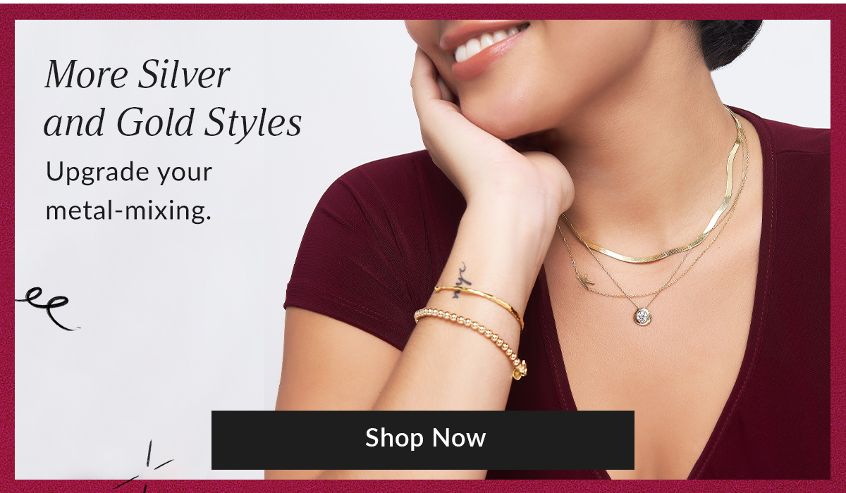 More Styles available in silver or gold plated