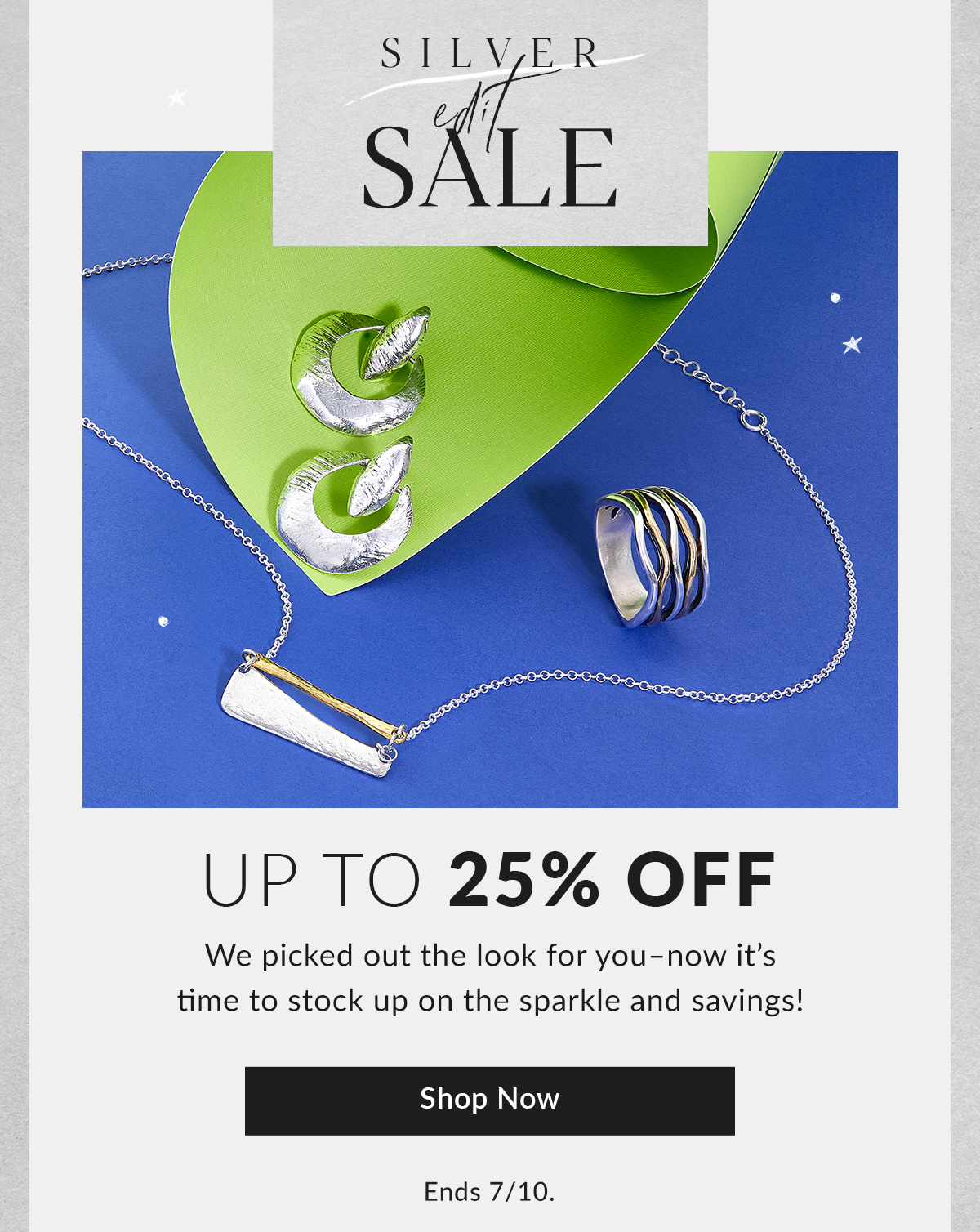 Shop July's Silver Edit