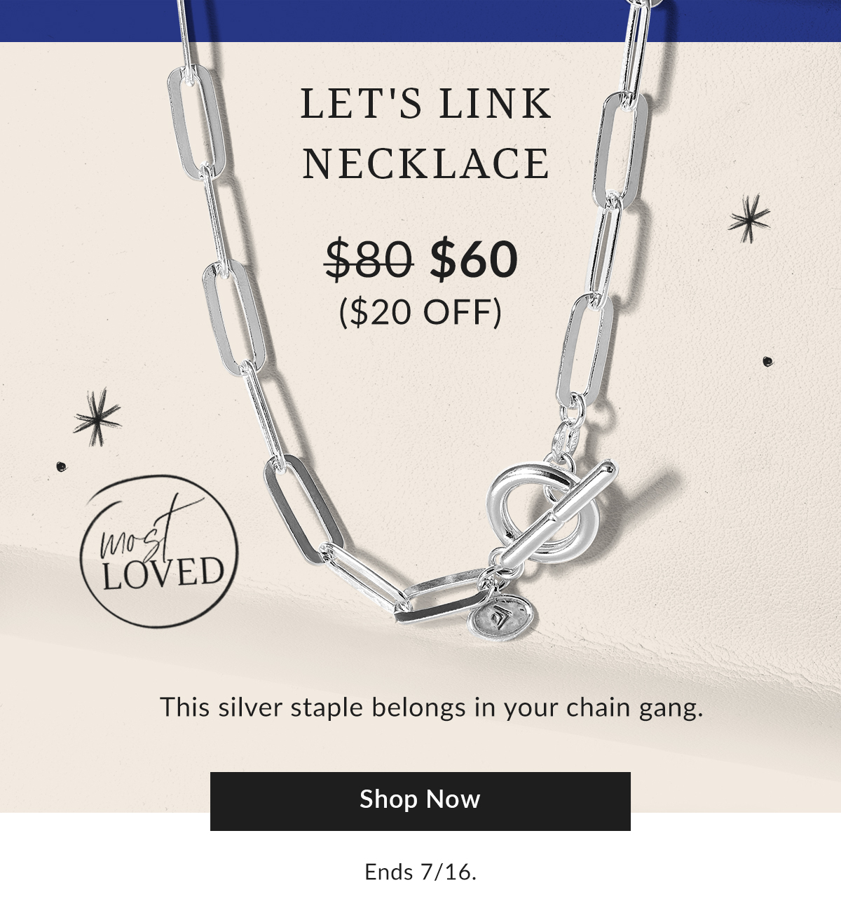 Shop the Let's Link Necklace