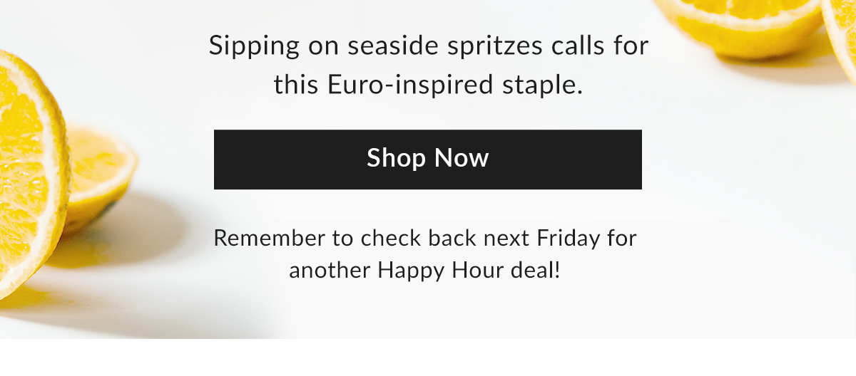 Shop Happy Hour
