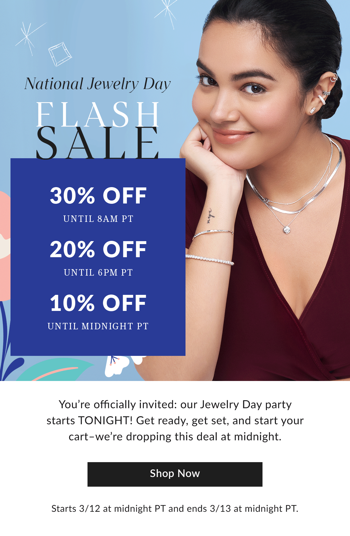 National Jewelry Day Flash Sale