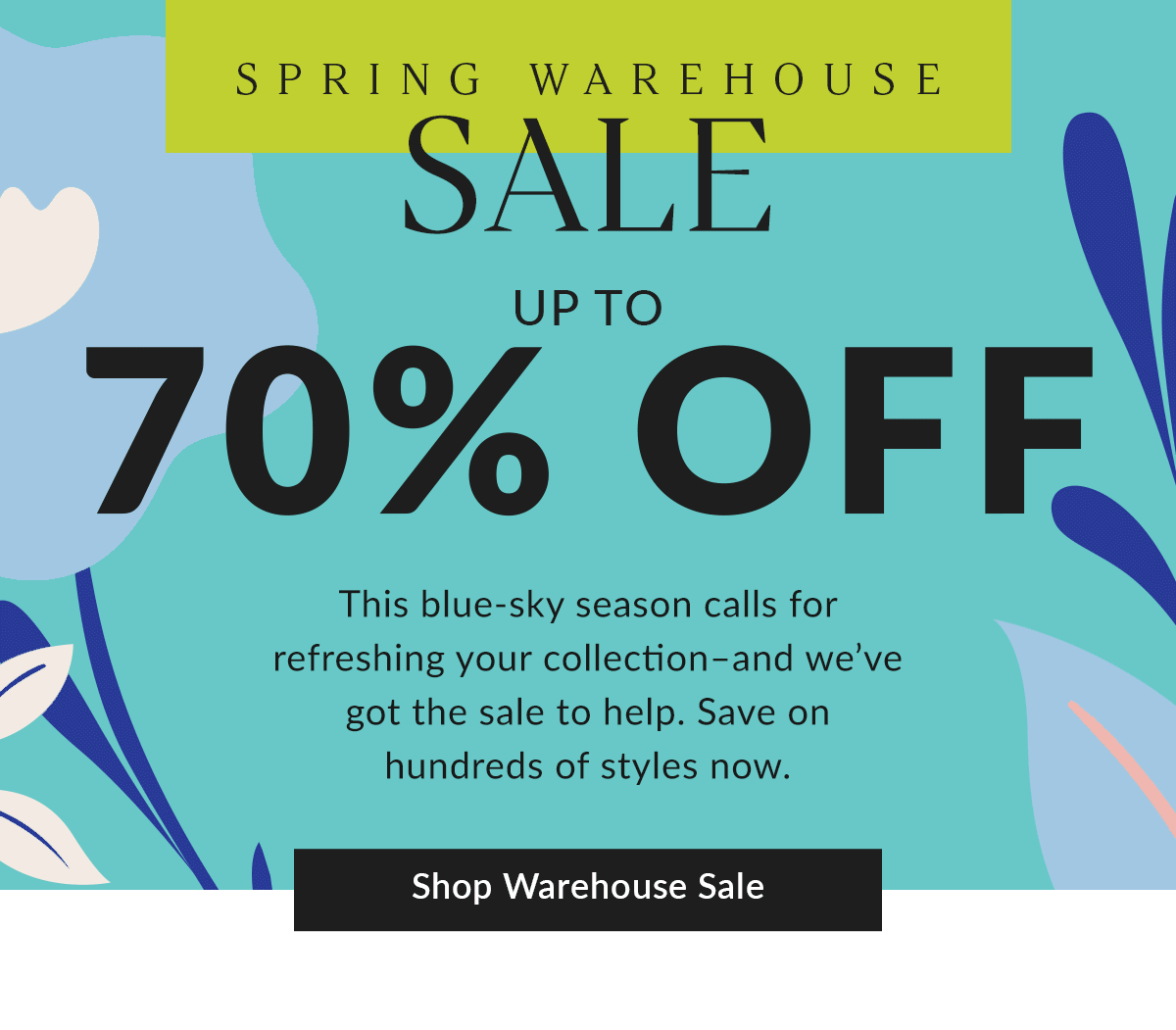 Shop Warehouse Sale