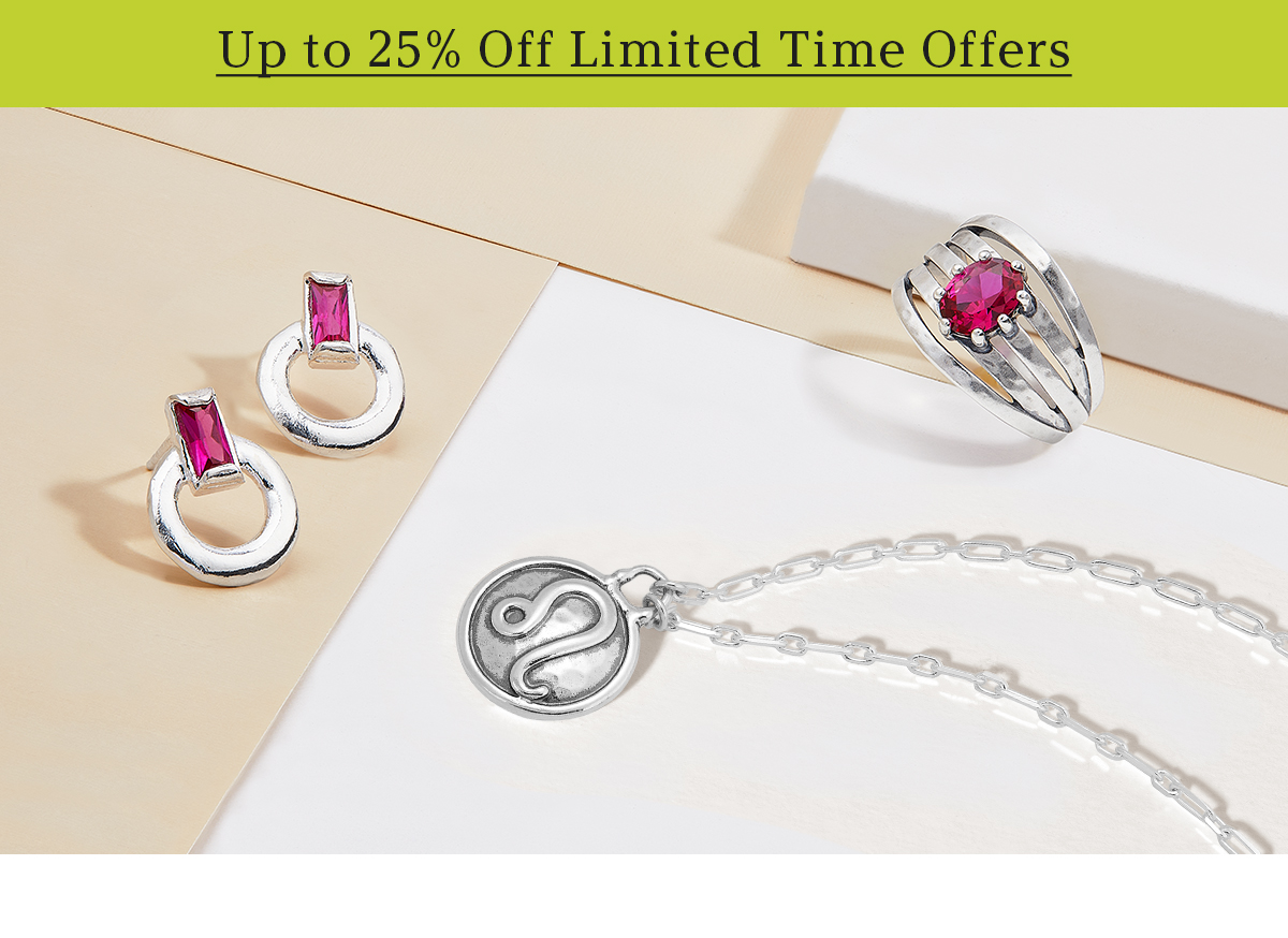 Shop Up to 25% Off Limited Time Offers