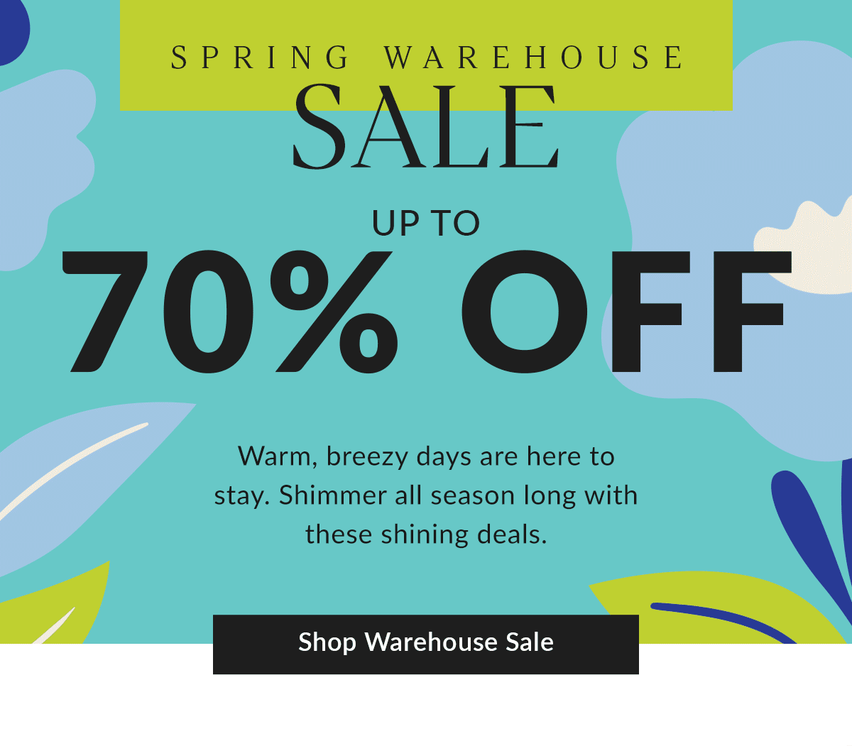 Shop Warehouse Sale
