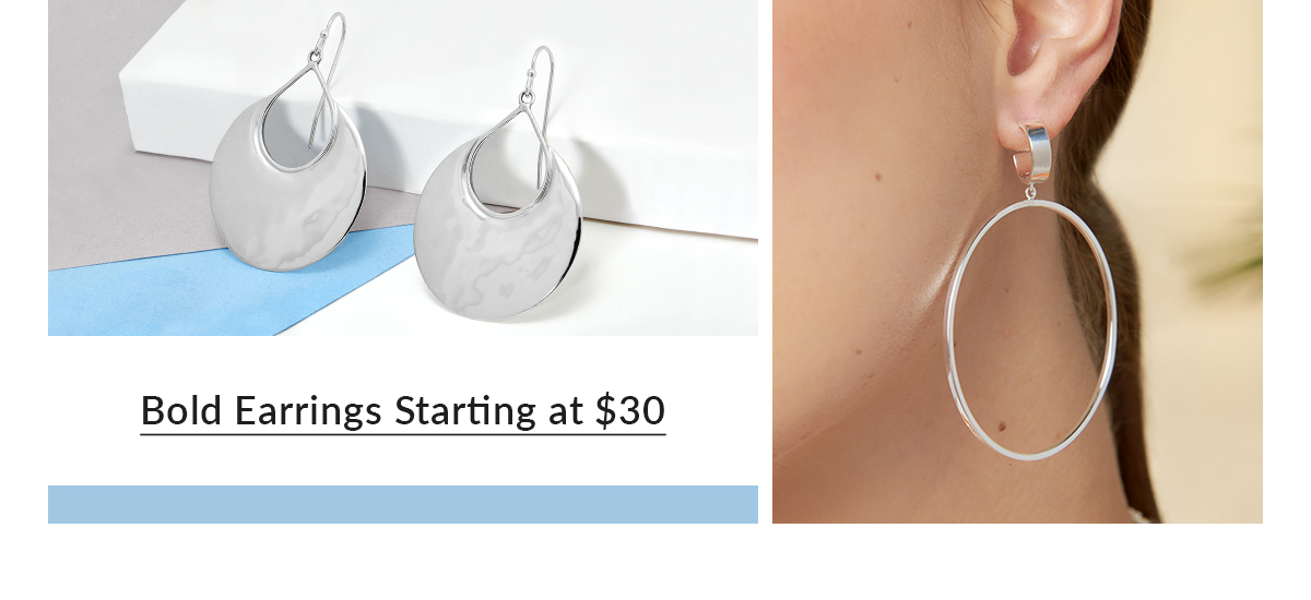 Shop Bold Earrings Starting at $30