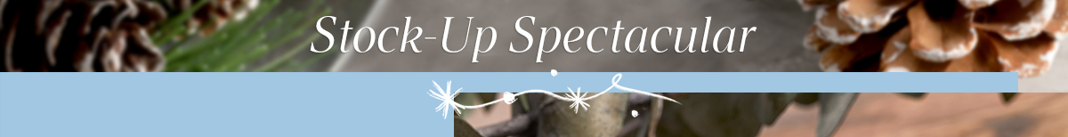 Stock-Up Spectacular