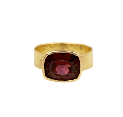 Disa Allsopp Cushion Cut Garnet Ring