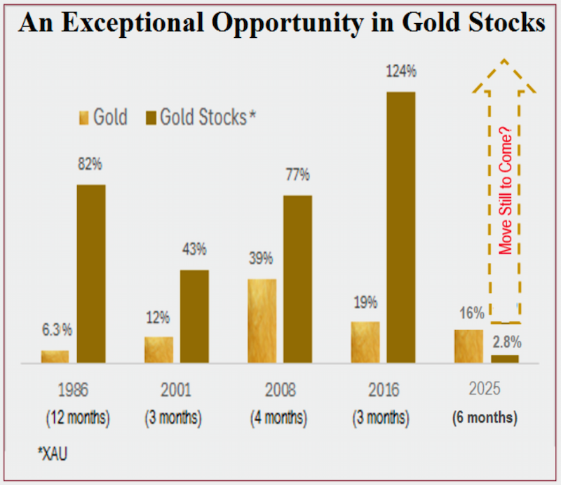 graph of opportunity in gold stocks