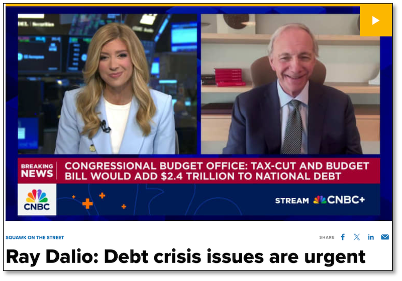 screenshot of CNBC