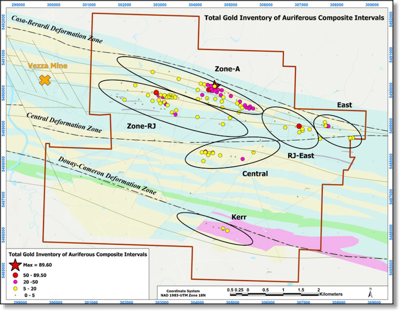 Map showing Formation’s N2 project and its six zones.