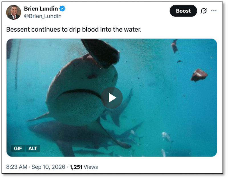 Brien Lundin - tweet