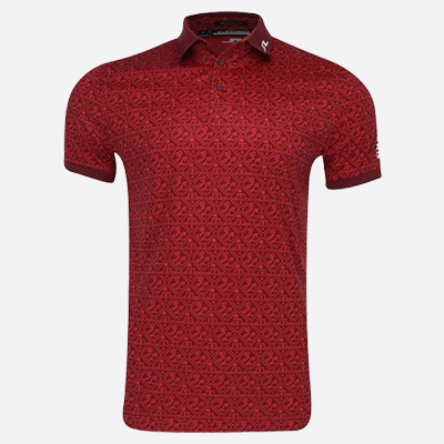 J. Lindeberg Tour Tech Reg Fit Print AW 24