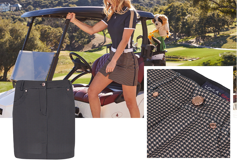 Houndstooth Skirt | Lohla Sport