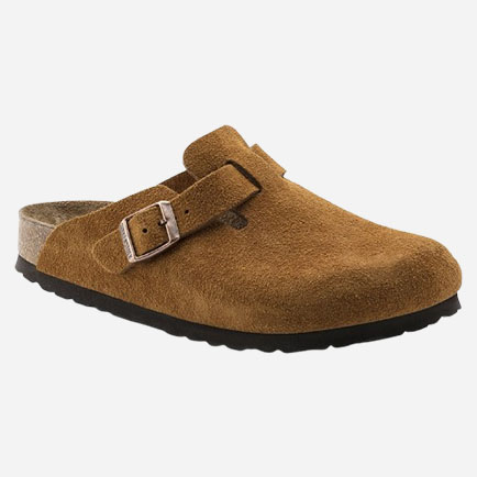 Boston Soft Footbed Suede in Mink