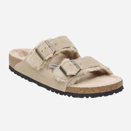 Arizona Shearling Suede in Taupe