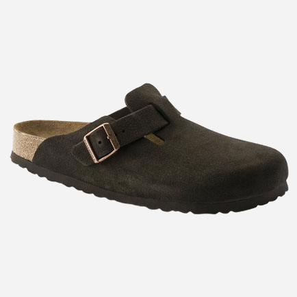 Boston Soft Footbed Suede in Mocha