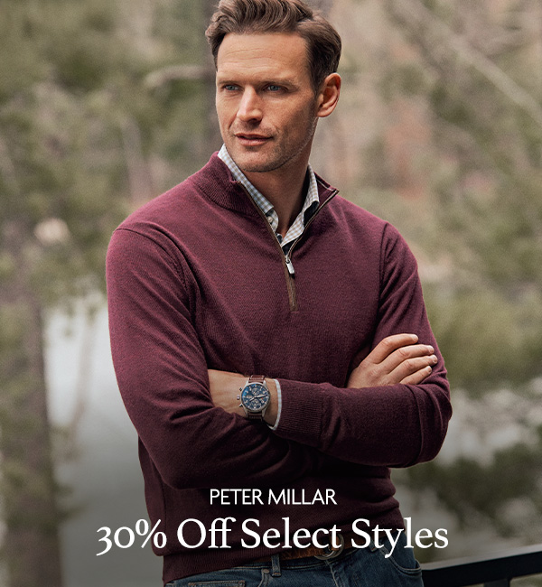 30% Off Select Peter Millar