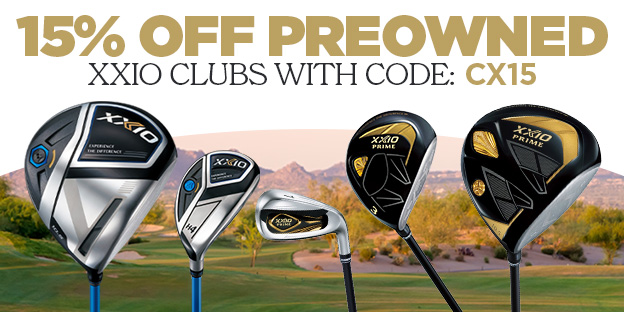 15% off XXIO Preowned clubs with code: CX15