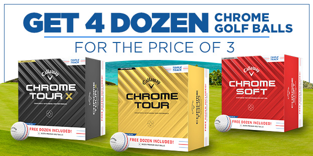 Get 4 Dozen Chrome Golf Balls for the Price of 3
