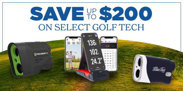 Save Up to $200 on Select Golf Tech