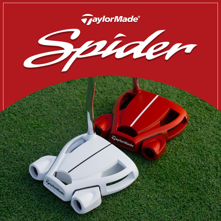 TaylorMade Spider Putter - Red & White