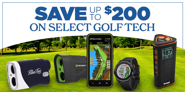 Save up to $200 on Select Golf Tech