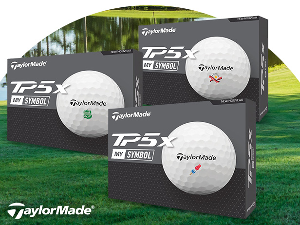 TaylorMade TP5x MySymbol Balls Starting at $59.99