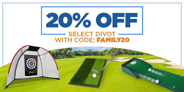 Save up to 40% off Select Divot products with code: FAMILY20