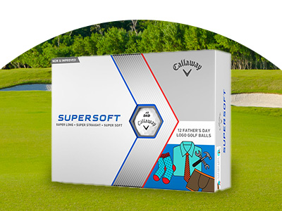 Callaway Supersoft 23 Father's Day Low Compression Golf Balls