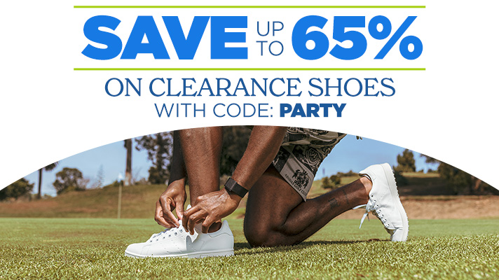 Save up to 65% on Clearance Shoes from Golf's Best Brands