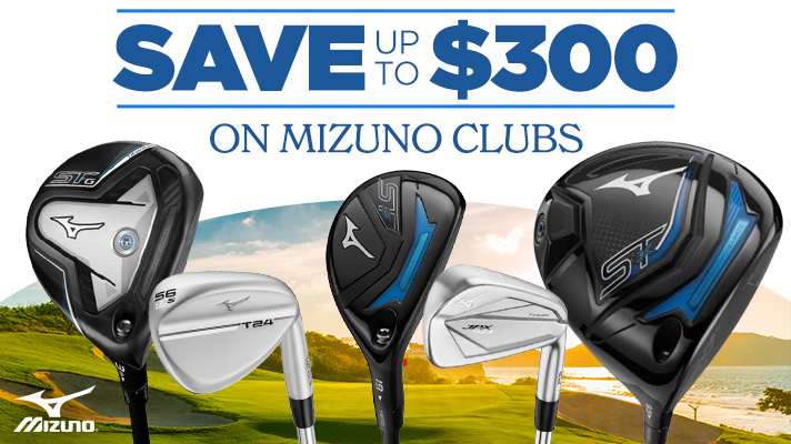 Save up to $300 on Select Mizuno Clubs