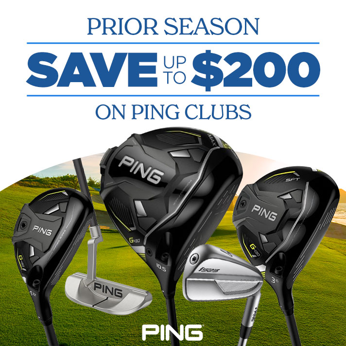 Save up to $200 on Select PING Clubs