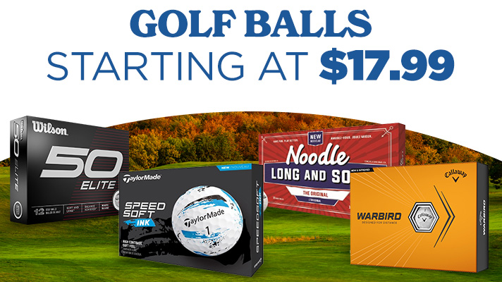 Golf Balls Starting at $17.99