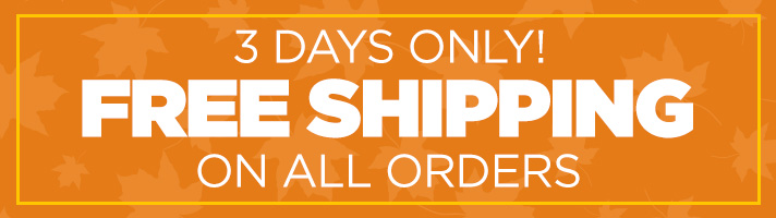 3 Days Only | Free Shipping on All Orders