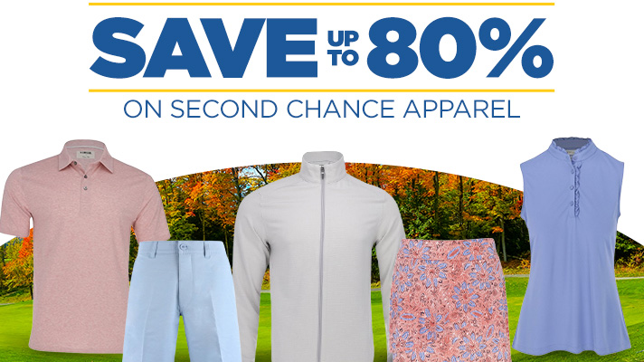 Save up to 80% on Second Chance Apparel