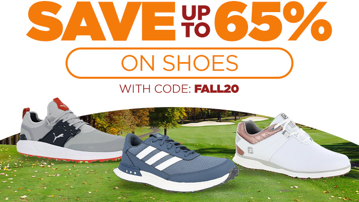 Save up to 65% on Shoes with code: FALL20