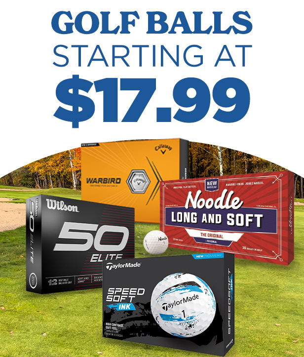 Golf Balls Starting at $17.99