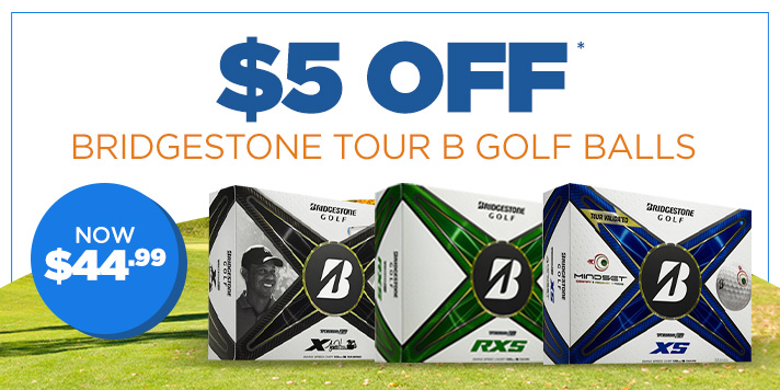 $5 off Bridgestone Tour B Golf Balls