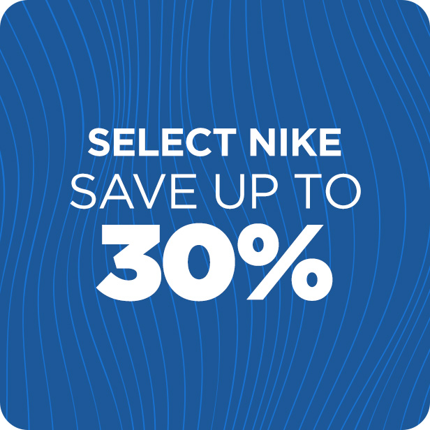 Select Nike up to 30% off