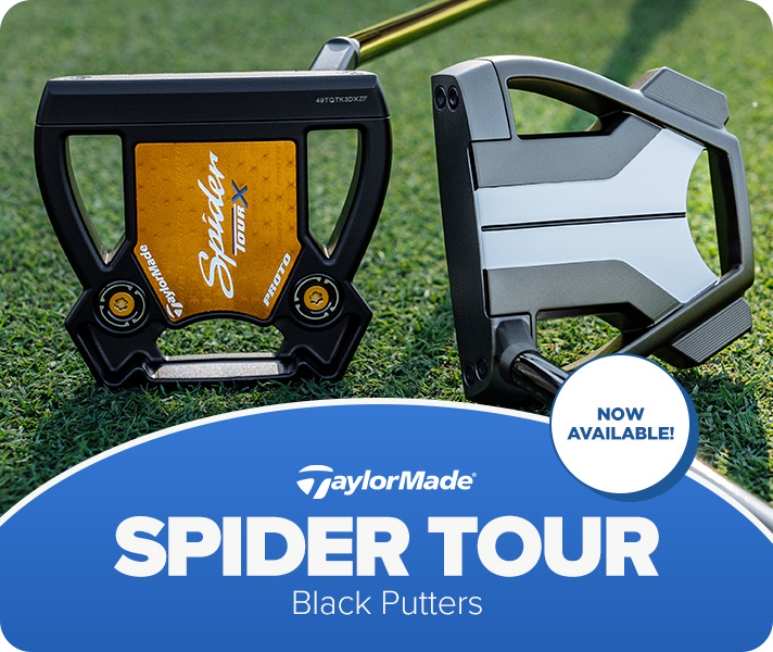 Now Available! TaylorMade Spider Tour Black Putters