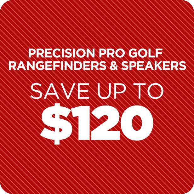 Precision Pro Golf Rangefinders & Speakers | Save Up to $120