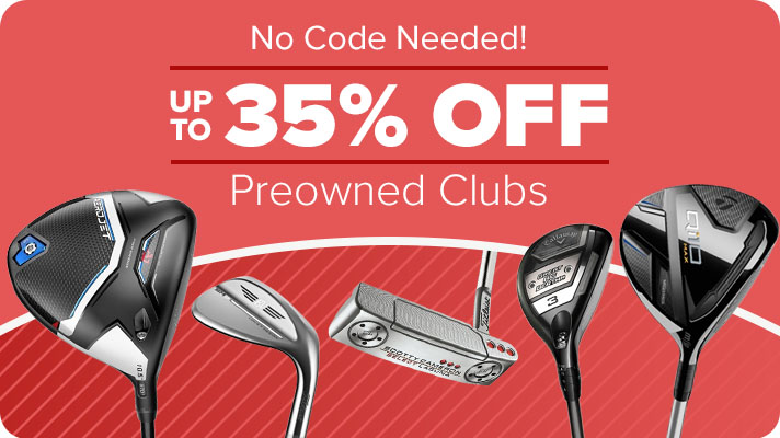 Up to 35% Off Preowned Golf Clubs- No Code Needed