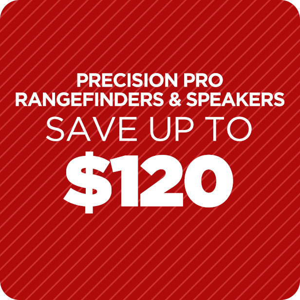 Precision Pro Golf Rangefinders & Speakers - Save up to $120