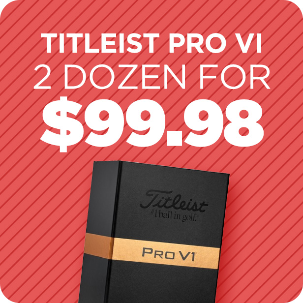 Titleist ProV1 2 Dozen for $99.98