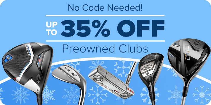 Up to 35% Off Preowned Golf Clubs- No Code Needed