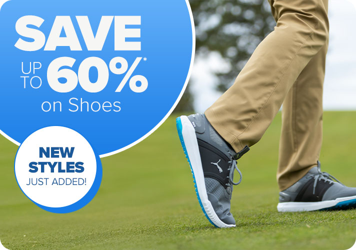 Save up to 60% on Shoes