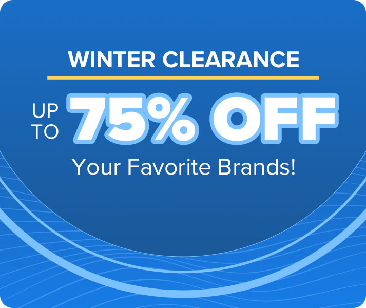 Winter Clearance | Save up to 75%