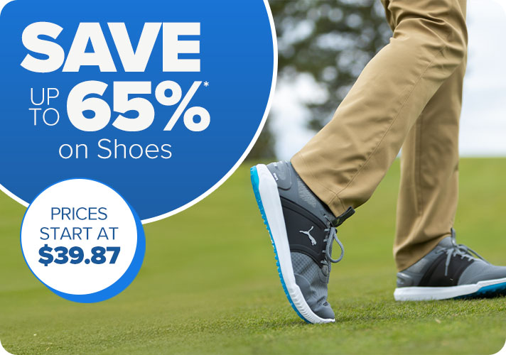 Save up to 65% on Shoes