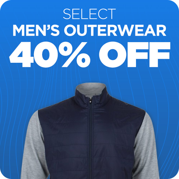 Select Men's Outerwear 40% Off