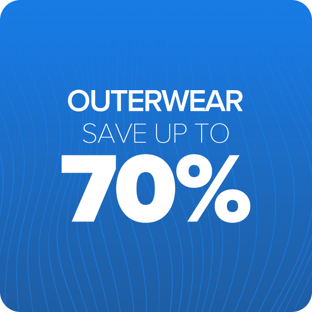 Save up to 70% on Outerwear